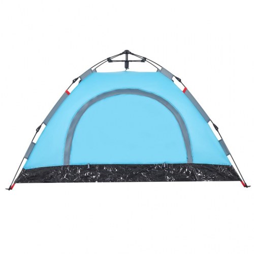 Campingtelt til 2 personer med quick-release - blå