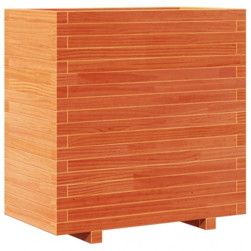 Plantekasse i massivt fyrretræ 70 x 40 x 72 cm - gyldenbrun