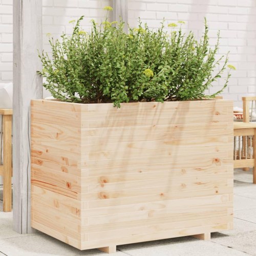 Plantekasse 90 x 60 x 72 cm i massivt fyrretræ