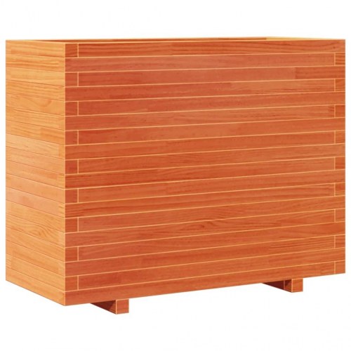 Plantekasse 90 x 40 x 72 cm i massivt fyrretræ - gyldenbrun