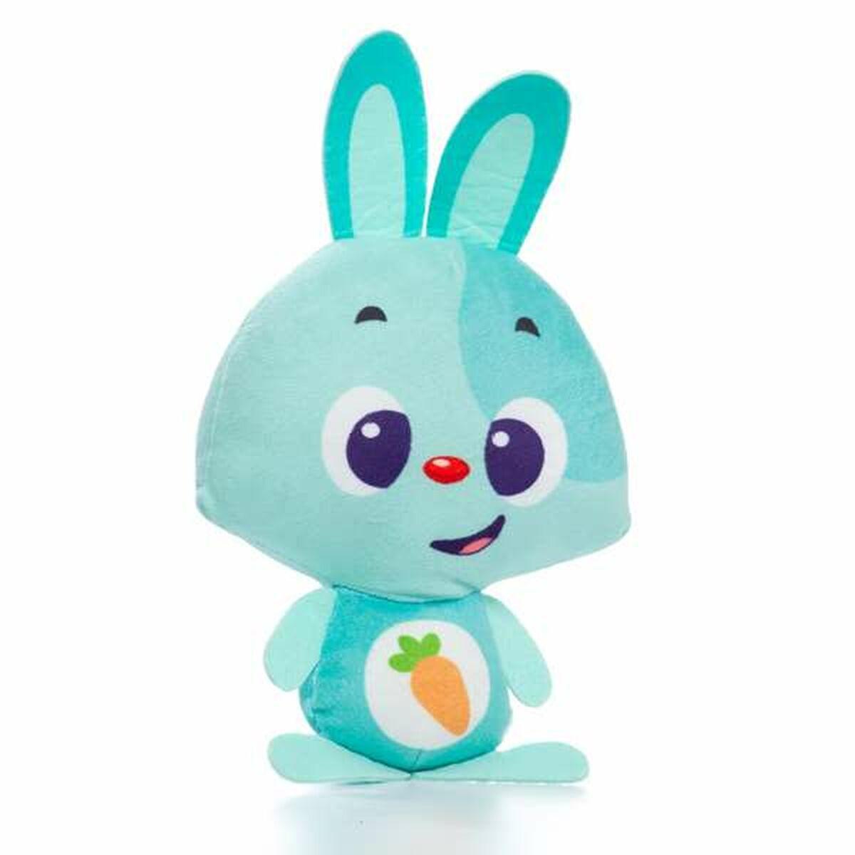 Bamse Med Lyd Moltó Gusy Luz Baby Bunny Turkisblå 75 Cm
