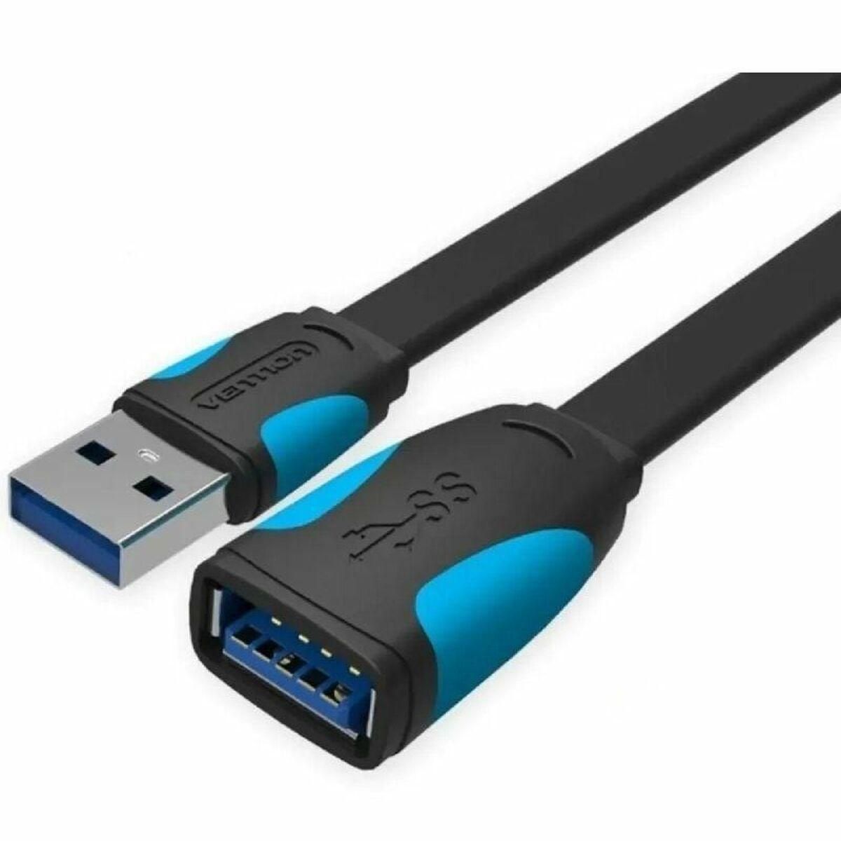 Usb Forlængerkabel Vention Vas A13 B200 Sort 2 M 1 Enheder