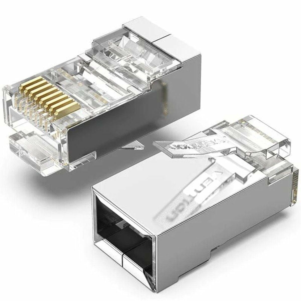 Rj45 Stik Vention Idar0 50 Sølvfarvet