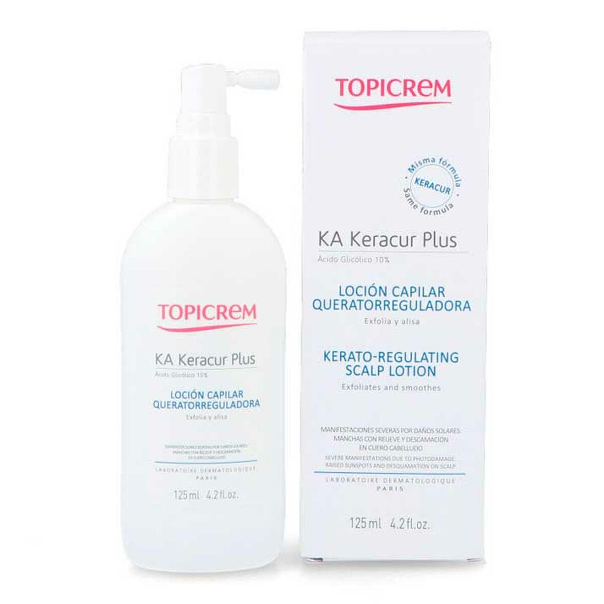 Topicrem KA Keracur Plus hårlotion - eksfolierende lotion til hovedbund, 125 ml billede