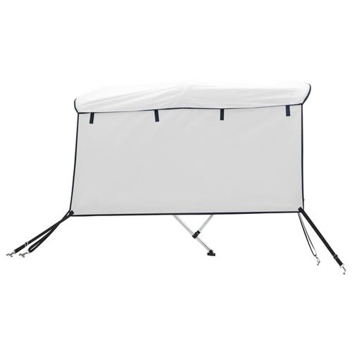 Biminitop med 4 buer og sidevægge 243x(230-244)x137 cm