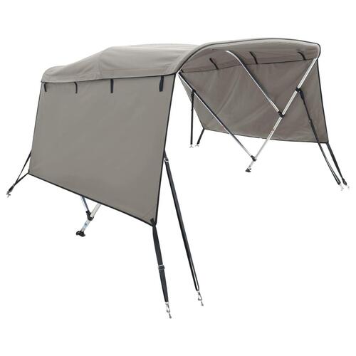Biminitop med 4 buer og sidevægge 243x(230-244)x137 cm