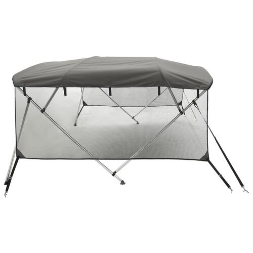 Biminitop med 4 buer og sidevægge 243x(230-244)x137 cm