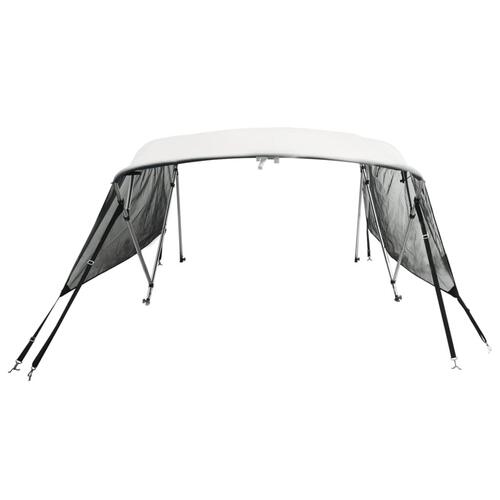 Biminitop med 4 buer og sidevægge 243x(230-244)x137 cm