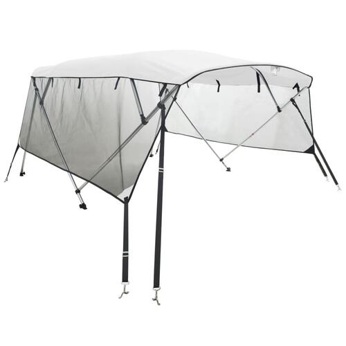 Biminitop med 4 buer og sidevægge 243x(170-182)x137 cm