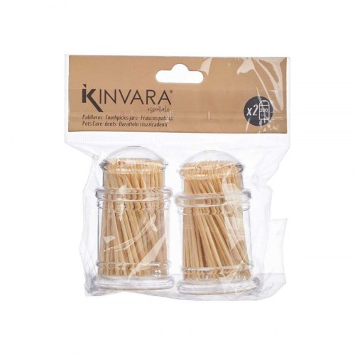 Tandstikholder sæt - Kinvara, gennemsigtig, 2 dele
