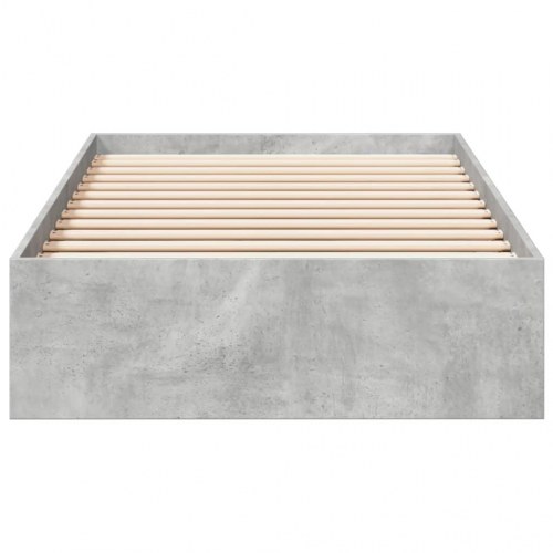 Sengeramme med 4 skuffer 90 x 190 cm - betongrå