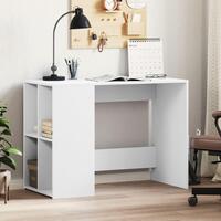 Skrivebord 102x50x75 cm konstrueret træ hvid