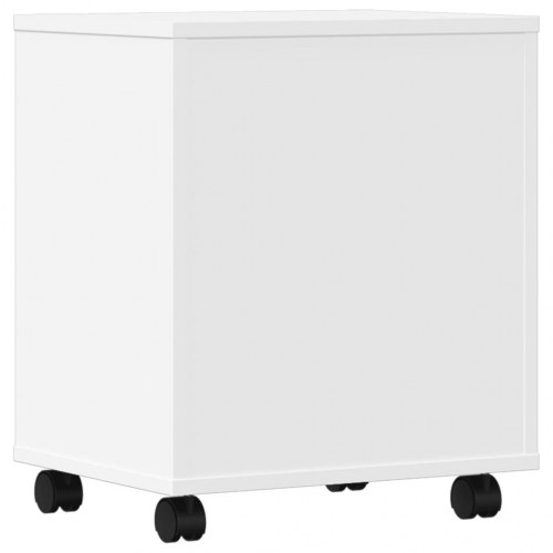 Printerstativ med hjul 41 × 32 × 48 cm - hvid