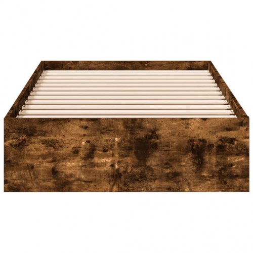 Sengeramme med 4 skuffer 90 x 190 cm - røget eg