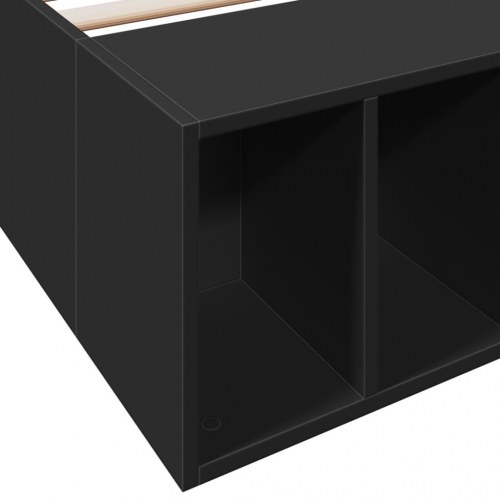 Sengeramme med opbevaring 100x200 cm - sort