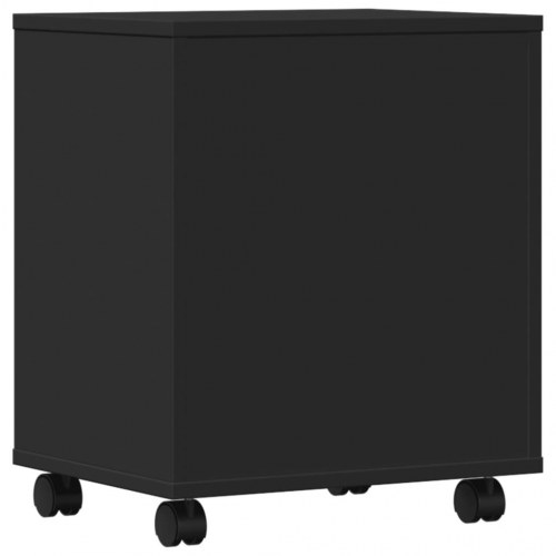 Printerstativ med hjul 41x32x48 cm sort