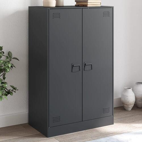 Skab 67x39x107 cm stål antracitgrå