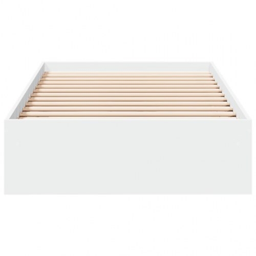 Sengeramme med 4 skuffer 90 x 200 cm - hvid