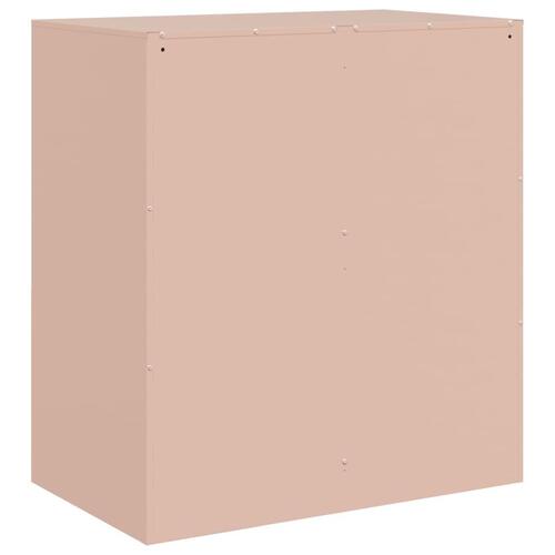 Skænk 67x39x73 cm stål lyserød