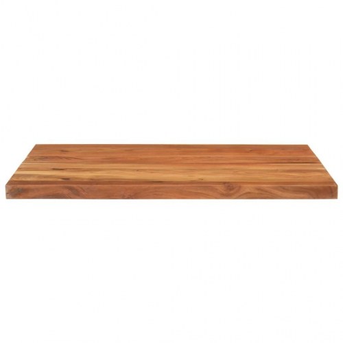 Bordplade 110 x 80 x 2,5 cm - rektangulær i massivt akacietræ