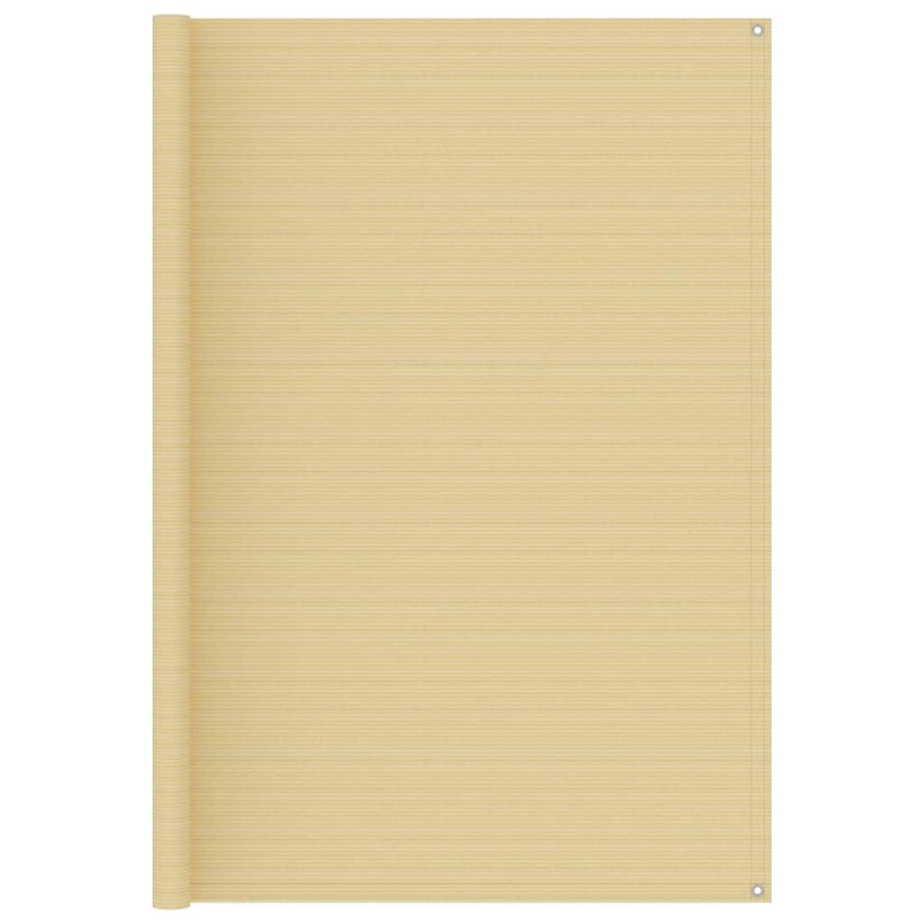 Telttæppe 250x200 cm HDPE beige