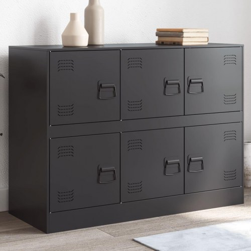 Skænk 99x39x73 cm stål sort