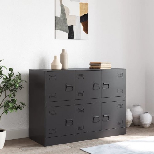Skænk 99x39x73 cm stål sort