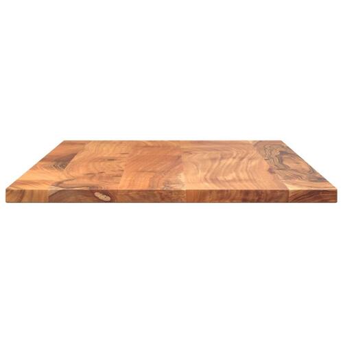 Bordplade 80x60x2,5 cm rektangulær massivt akacietræ