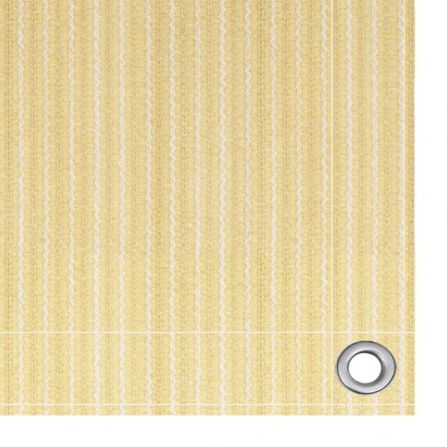 Telttæppe 250 × 250 cm i HDPE - beige udendørstæppe