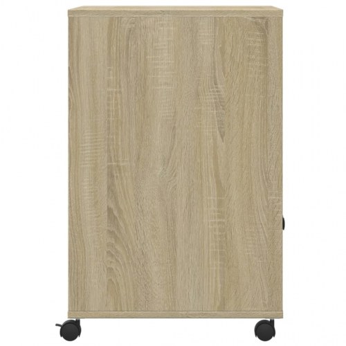 Printerstativ med hjul 60 x 48 x 74 cm - sonoma-eg