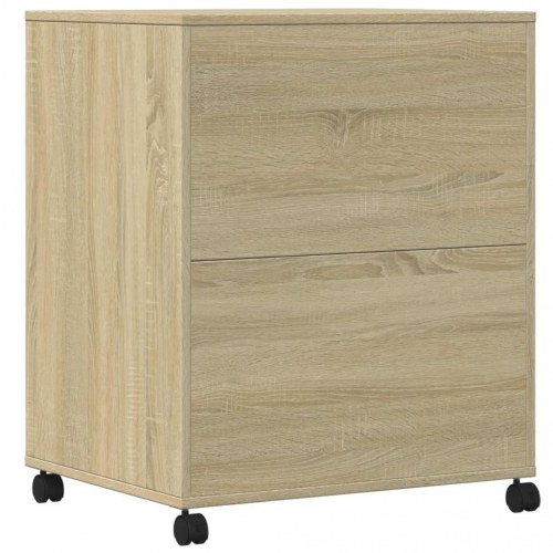 Printerstativ med hjul 60 x 48 x 74 cm - sonoma-eg