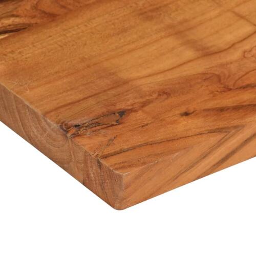 Bordplade 120x70x2,5 cm rektangulær massivt akacietræ