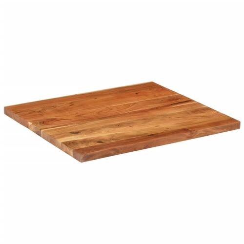 Bordplade 100x80x2,5 cm rektangulær massivt akacietræ