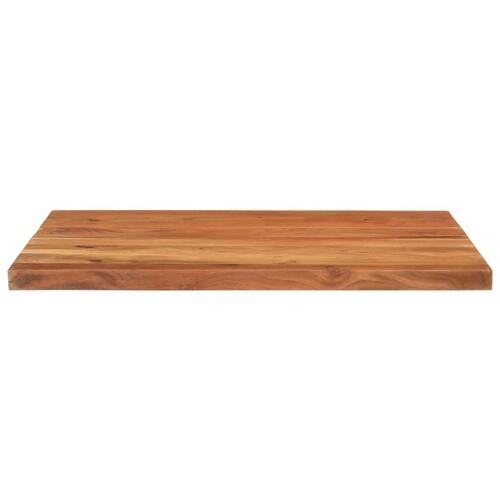 Bordplade 100x80x2,5 cm rektangulær massivt akacietræ