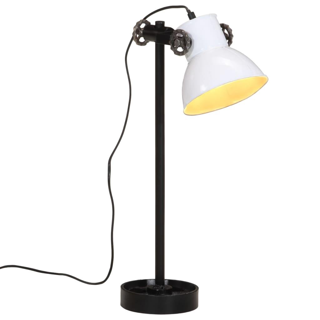 Skrivebordslampe 25 W 15x15x55 Cm E27 Hvid