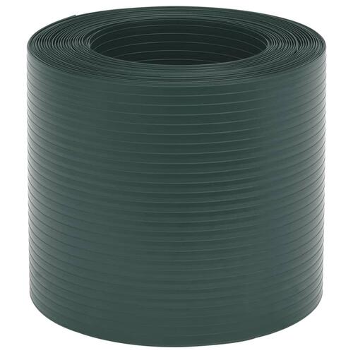 Haveskærme 10 stk. 252,5x19 cm PVC grøn