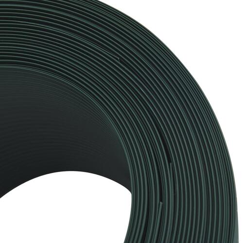 Haveskærme 10 stk. 252,5x19 cm PVC grøn