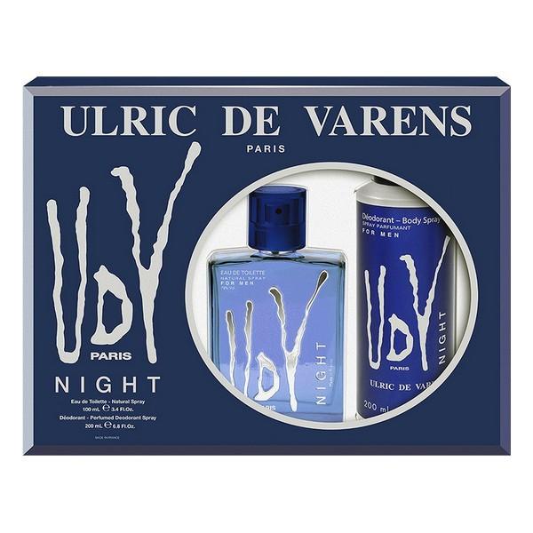 Parfume sæt til mænd UDV Night Ulric De Varens EDT (2 stk)