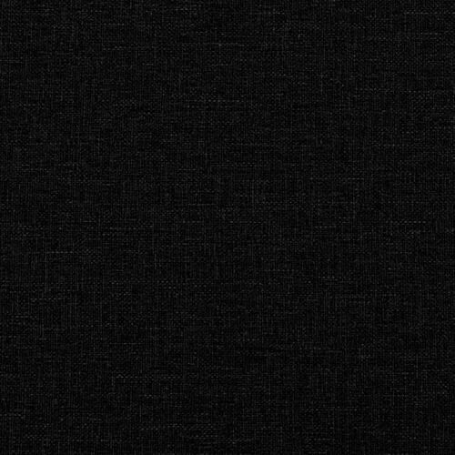 Seng med madras 140x190 cm stof sort