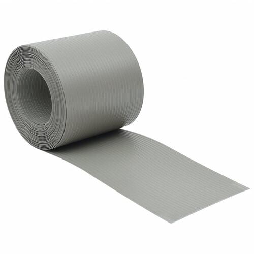 Haveskærme 10 stk. 252,5x19 cm PVC stengrå