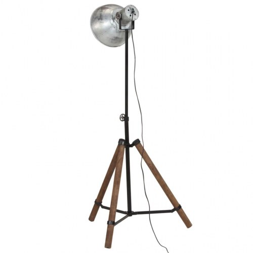 Gulvlampe 75x75x90-150 cm 25 W E27 vintagesølv