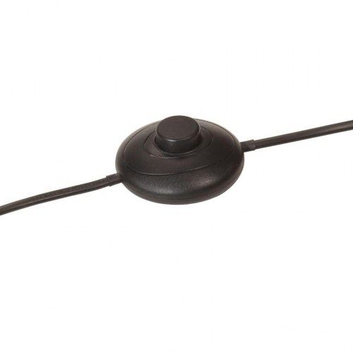 Industriel gulvlampe på trefod - 75×75×90-150 cm, E27 25 W, sort
