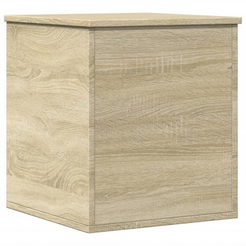 Opbevaringsboks 40 × 42 × 46 cm i konstrueret træ - sonoma-eg