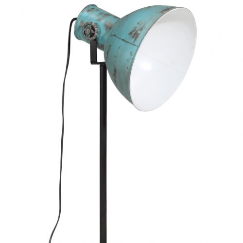 Gulvlampe 25 W 75x75x90-150 cm E27 rustik blå