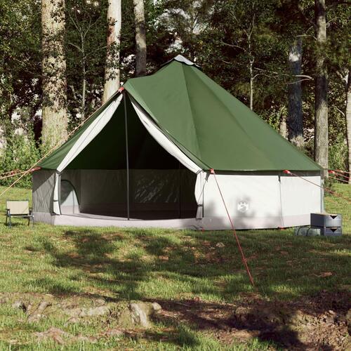 12-personers campingtelt vandafvisende grøn