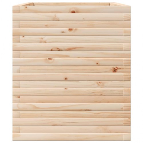 Plantekasse i massivt fyrretræ 90 x 60 x 68,5 cm