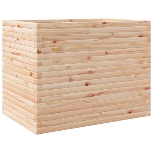 Plantekasse i massivt fyrretræ 90 x 60 x 68,5 cm