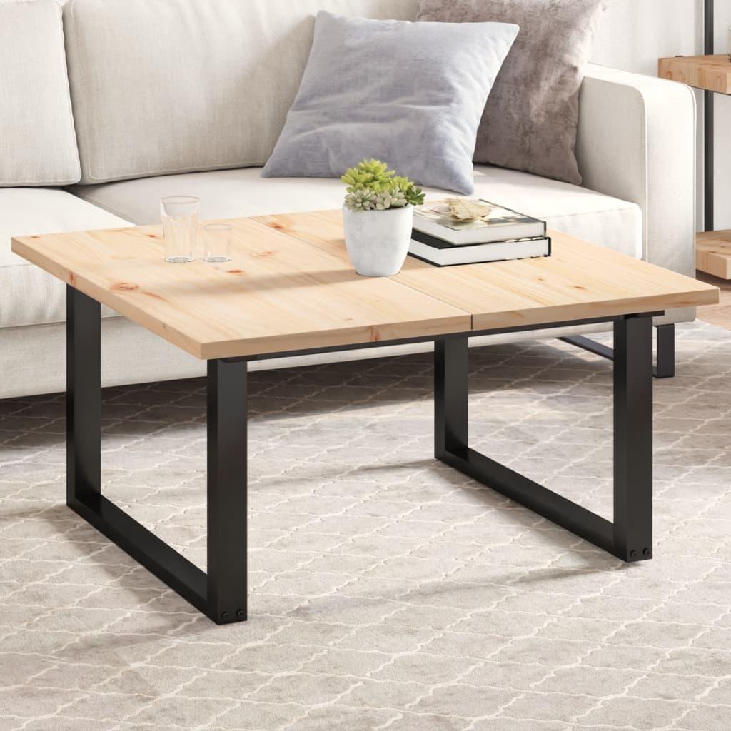 Bordplader 2 stk. 90x45x2,5 cm rektangulær massivt fyrretræ billede