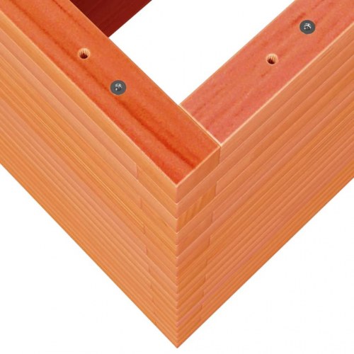 Plantekasse 110 x 40 x 68,5 cm i massivt fyrretræ - gyldenbrun