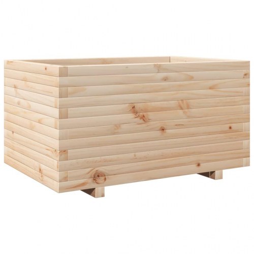 Plantekasse i massivt fyrretræ 90 x 60 x 49,5 cm